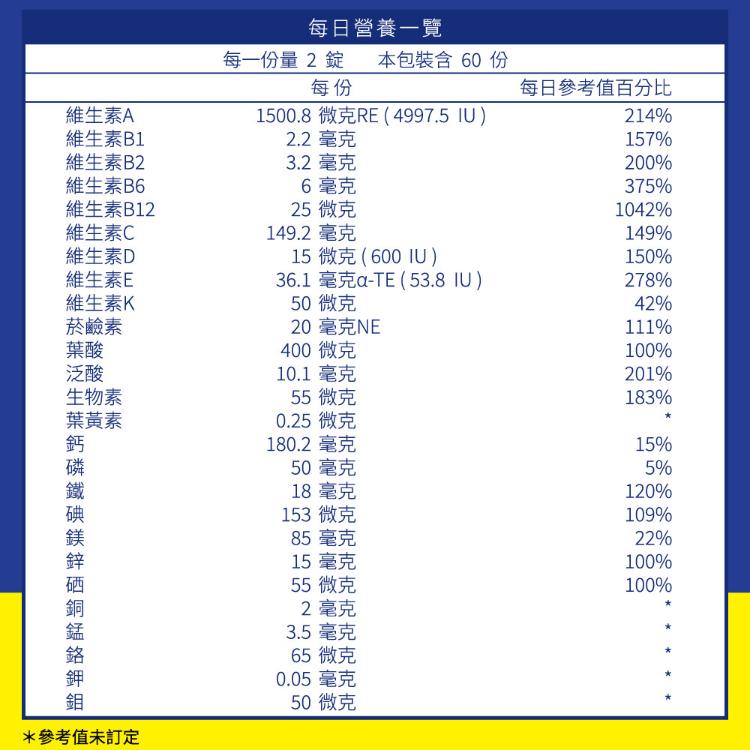 PRIMA -1 一大生醫 綜合維他命礦物質(120粒/罐)