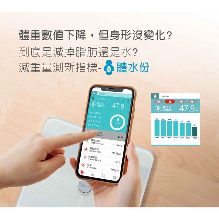 【歐瑟若oserio】無線心率體脂計 FTG-168
