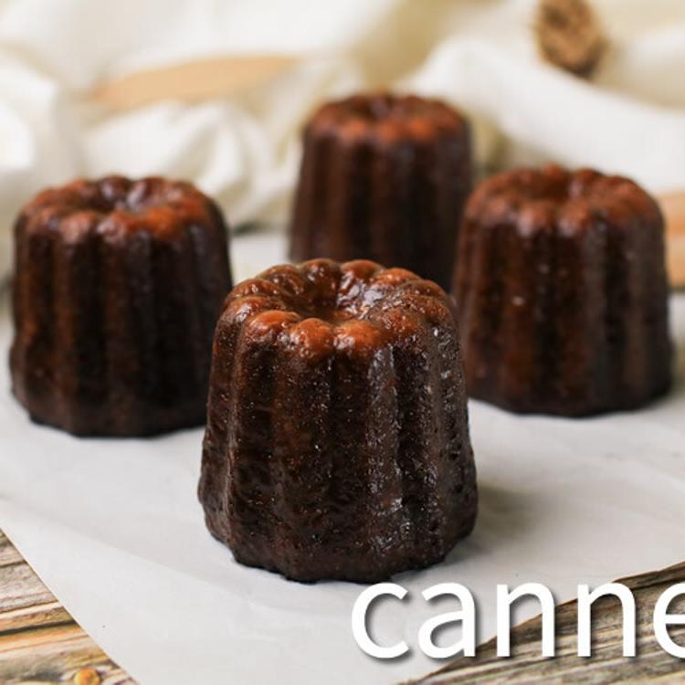 【胖殿パンの法式甜點可麗露】每盒4顆x60g(高級烘焙大顆)