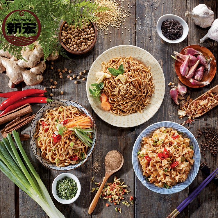 【新宏】憨仔拌麵　三種口味任選　蔥剁椒麻/蔥香炸醬/芝麻香椿(全素)