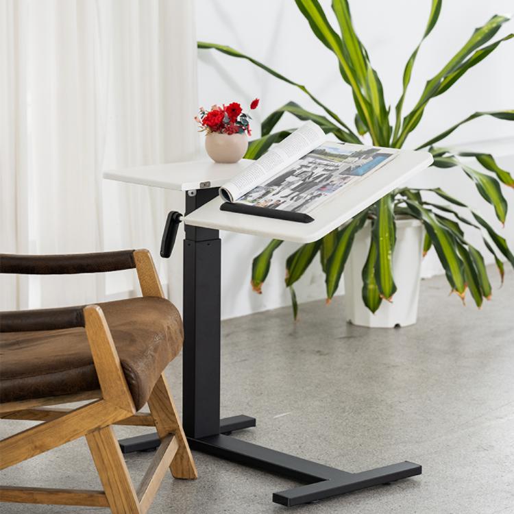 【詩丹德利】AH0202 傾斜懶人款隱藏滾輪式邊桌（五種風格配色）