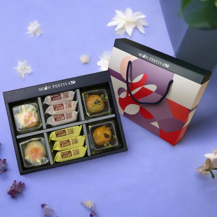 【給力食品】C2款中秋節人氣10入綜合手提禮盒