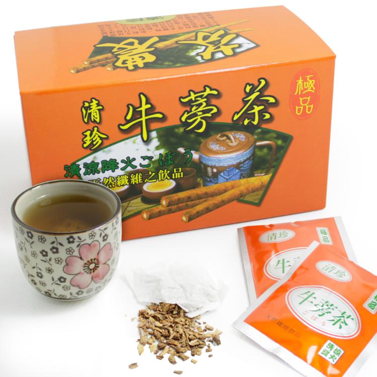 免運!【清珍】牛蒡茶包 5gX20包/盒 (9盒,每盒224.1元)