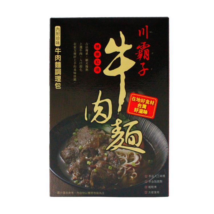 【那魯灣】川霸子牛肉麵 口味任選(紅燒、精燉)